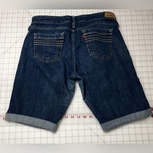 Levi's Dark Blue Denim Bermuda Shorts